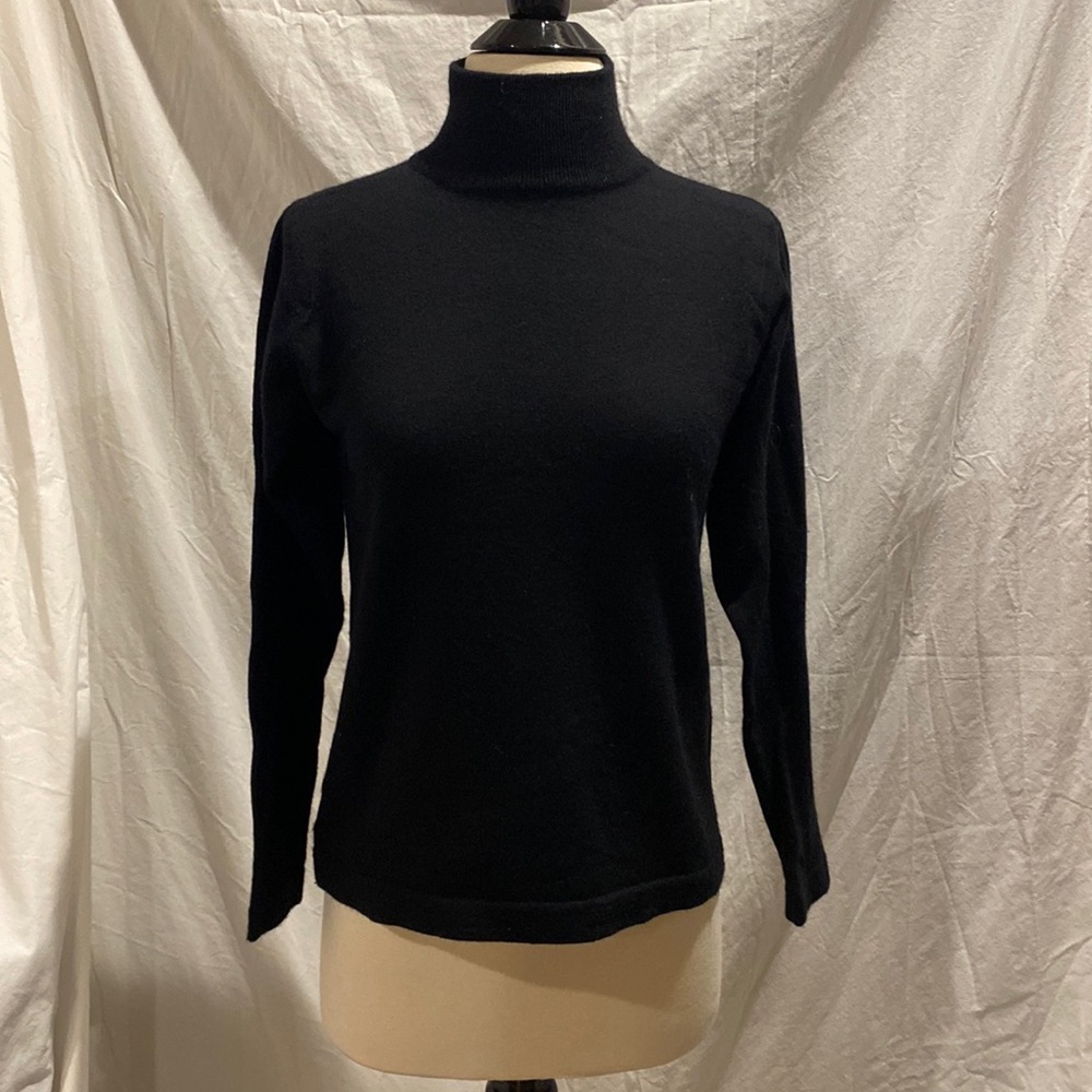 Black merino Wool sweater